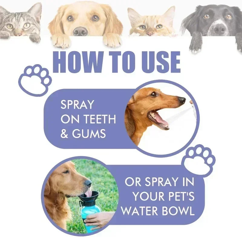 Pet Teeth Cleaning Spray Oral Care R