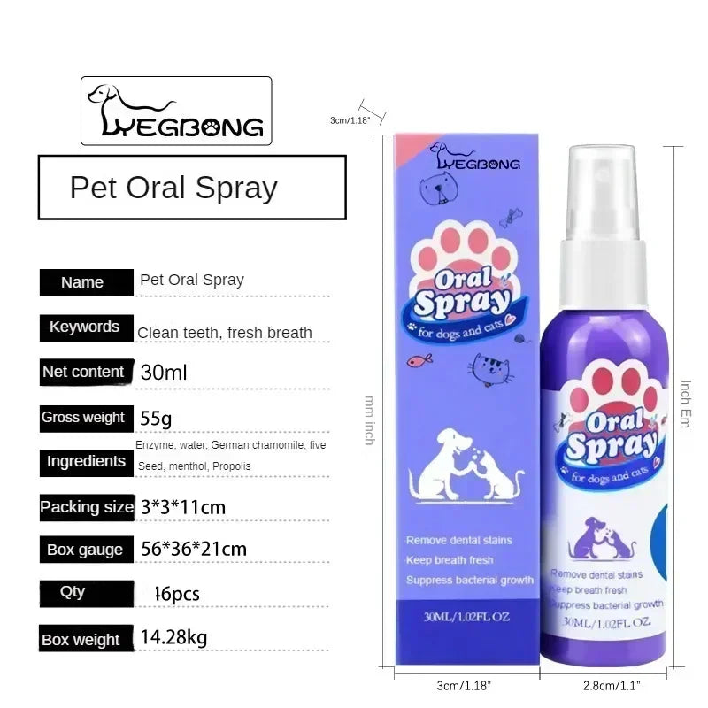 Pet Teeth Cleaning Spray Oral Care R